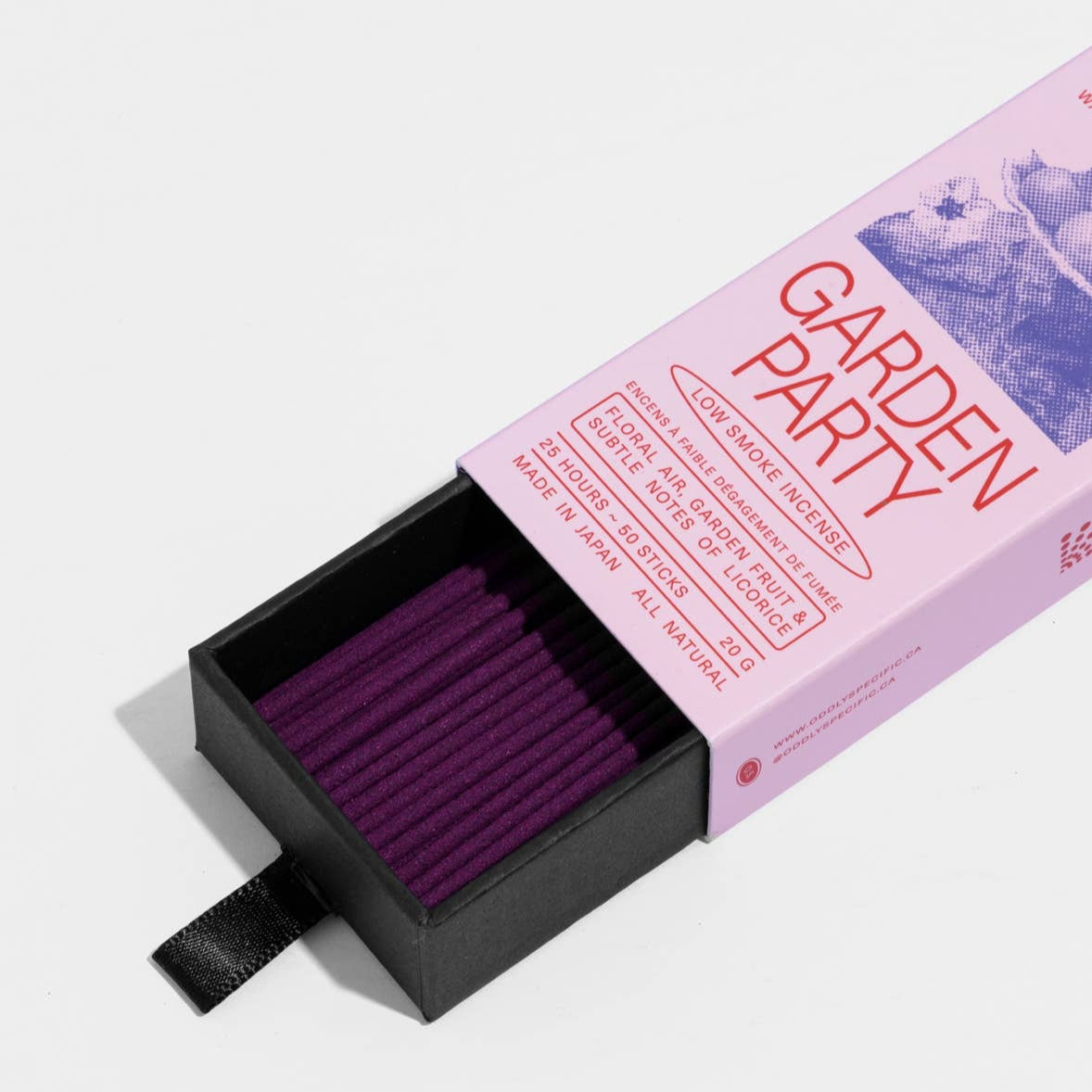 Low Smoke Incense, Made in Japan, Natural | Garden Party