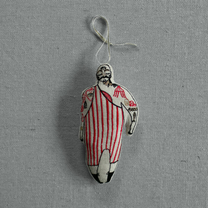 Skippy Cotton Embroidered Christmas Ornaments