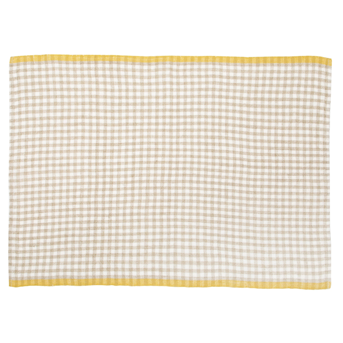 Two-Tone Gingham Kitchen Towel