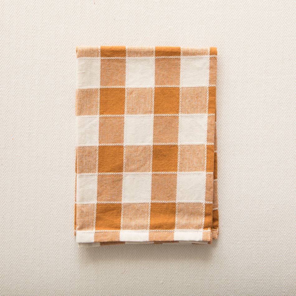 Ginger Checkered Napkin Set
