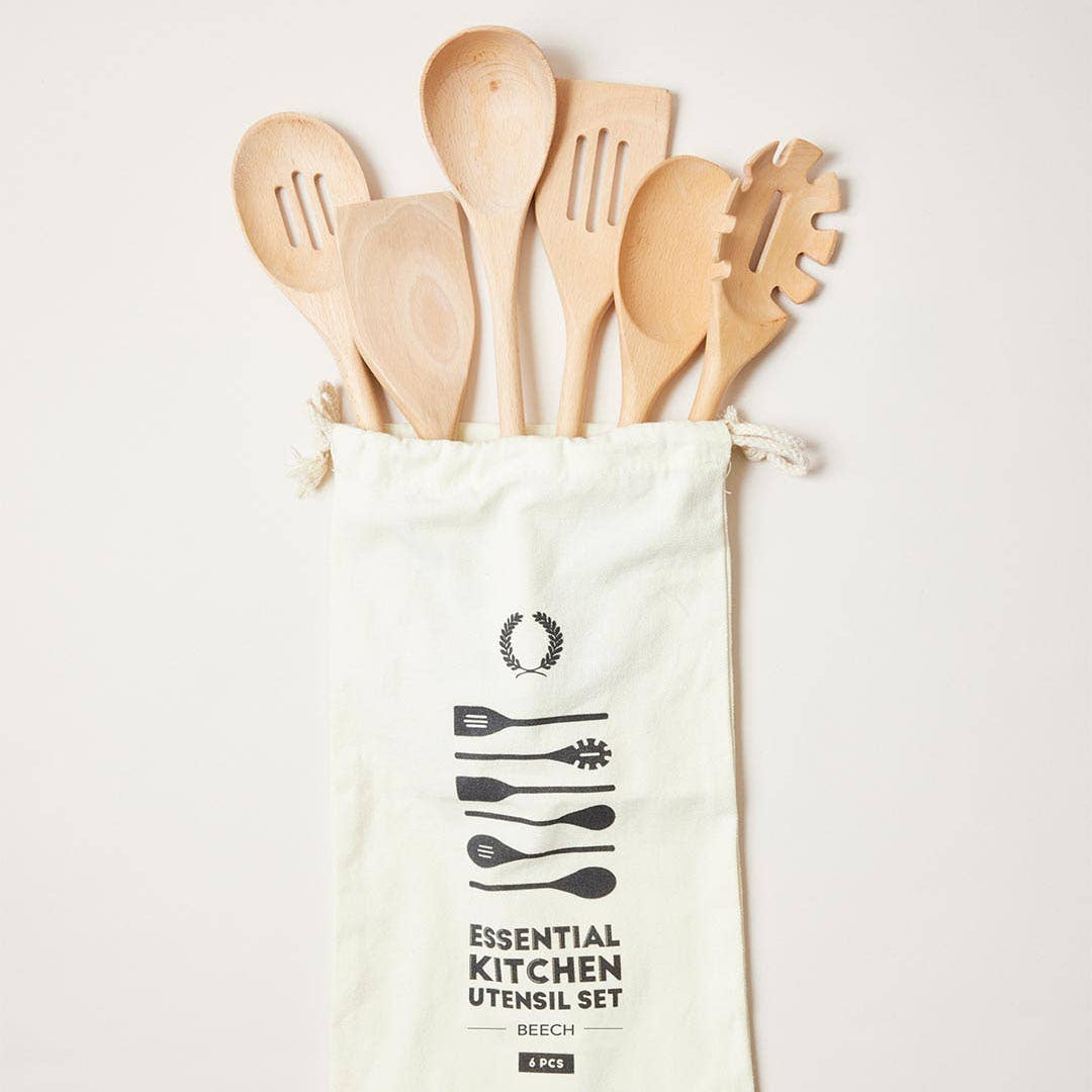 Walnut Kitchen Utensil Set