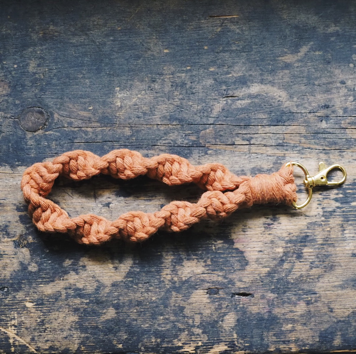 Macrame Keychain Wristlet