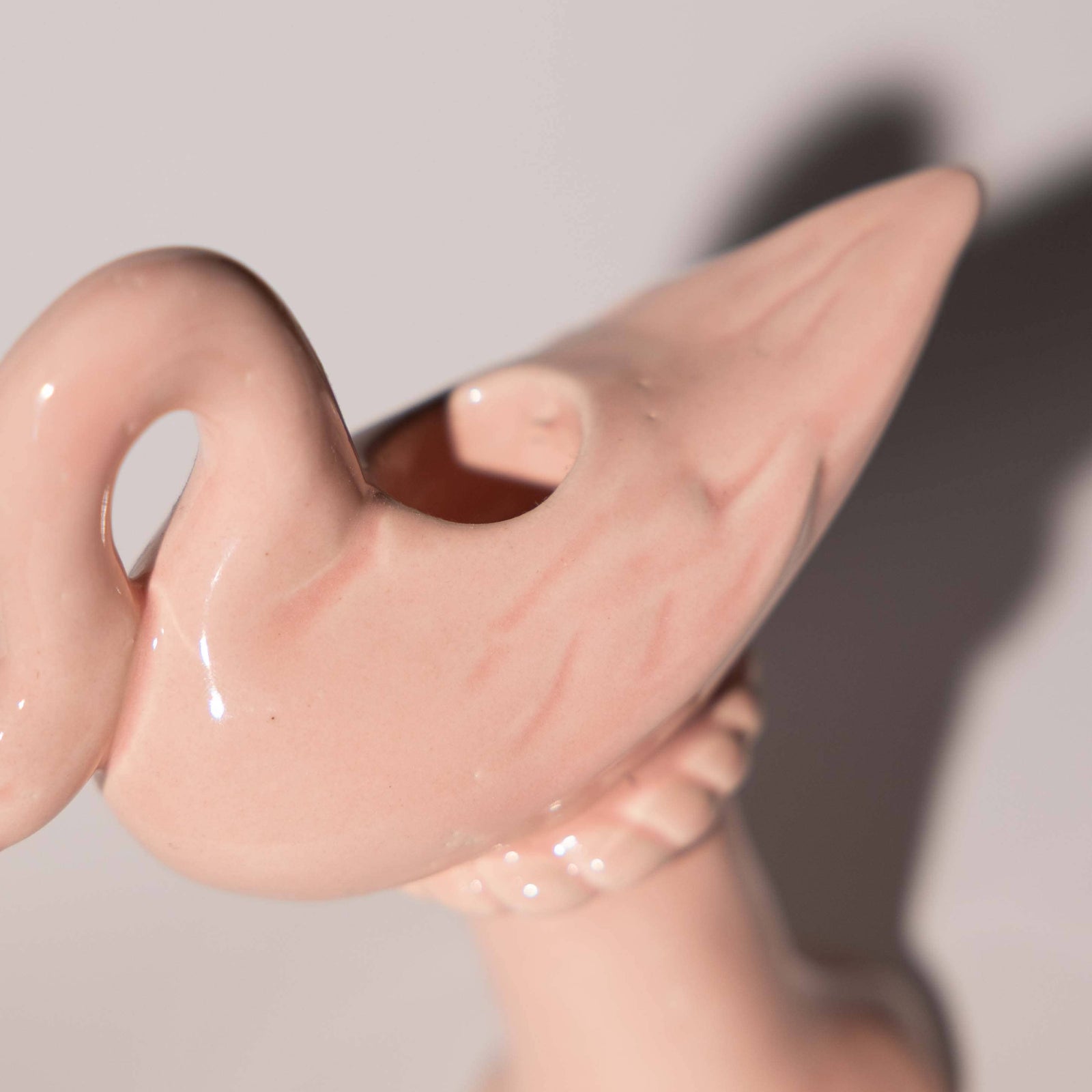 Nordic Swan Candlestick Holder