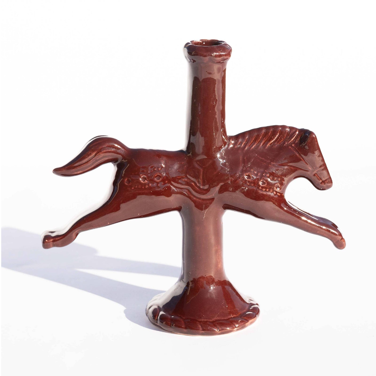 Dala Horse Candlestick Holder