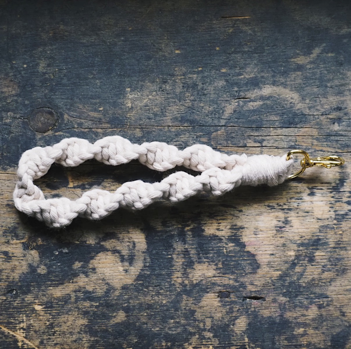Macrame Keychain Wristlet