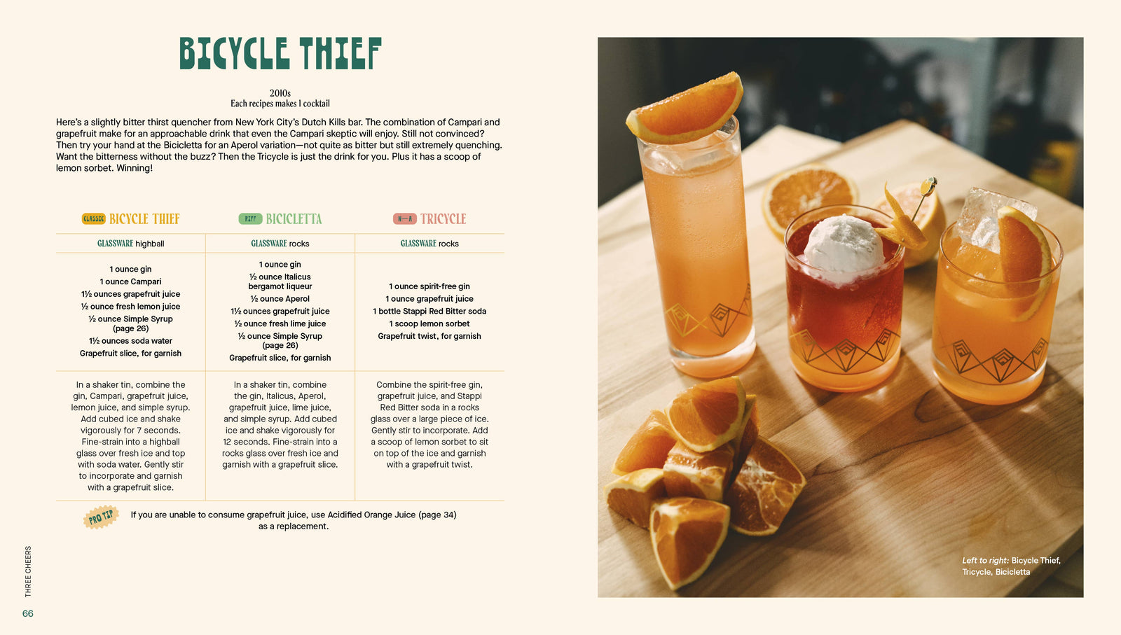 Three Cheers Cocktail Book