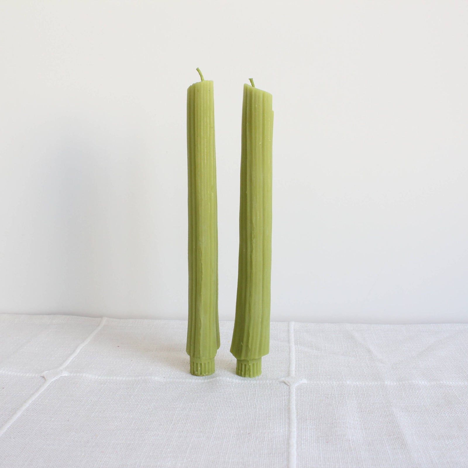 Celery Taper Candles