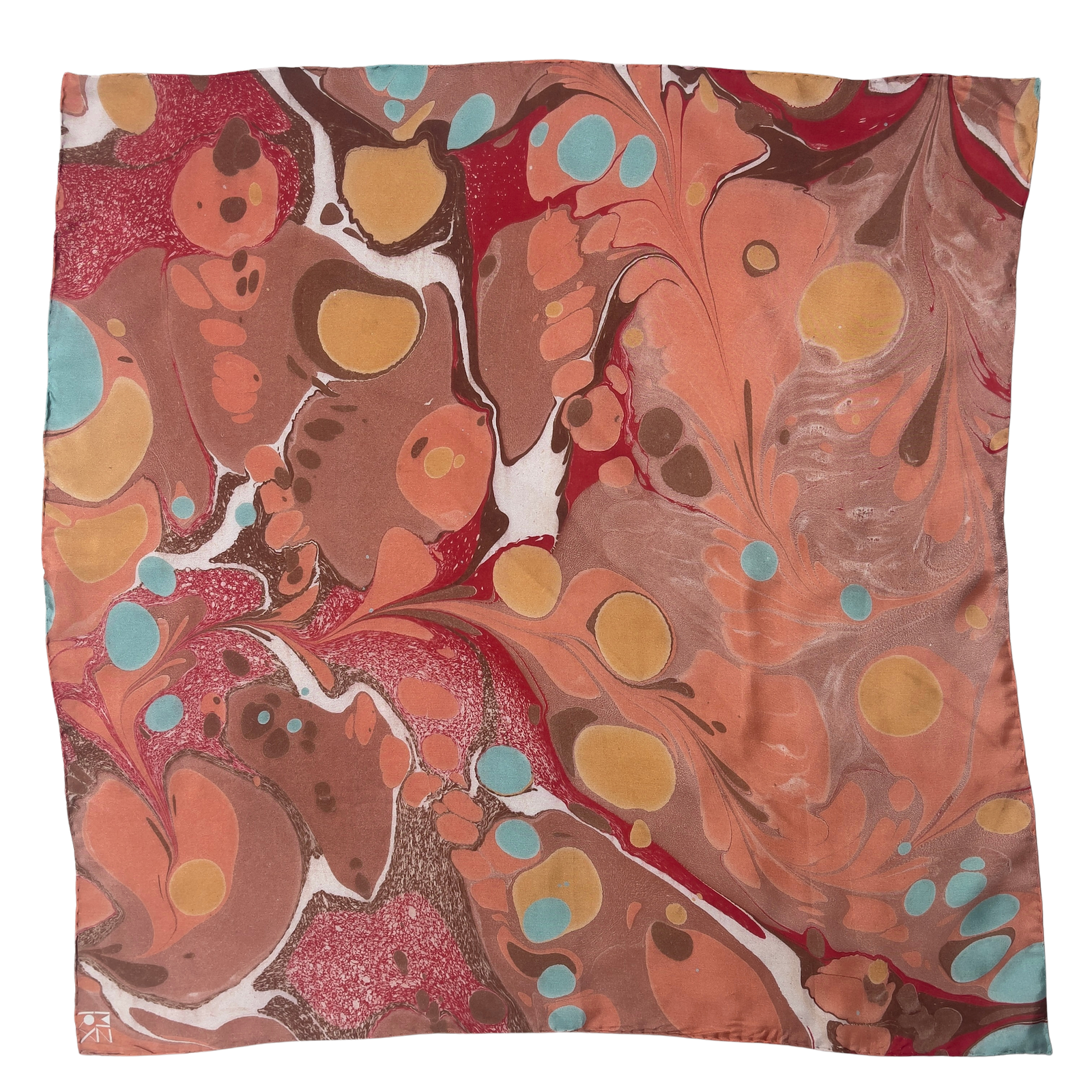 Silk Marbled Bandanas