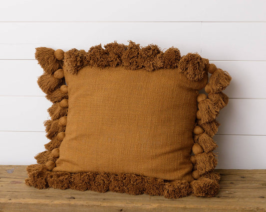 Rust Tassel Pillow (PC)