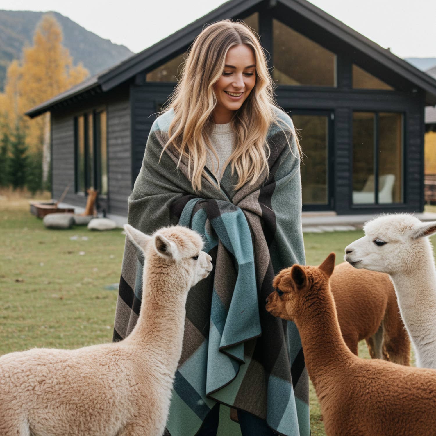 King Alpaca Throw Blanket