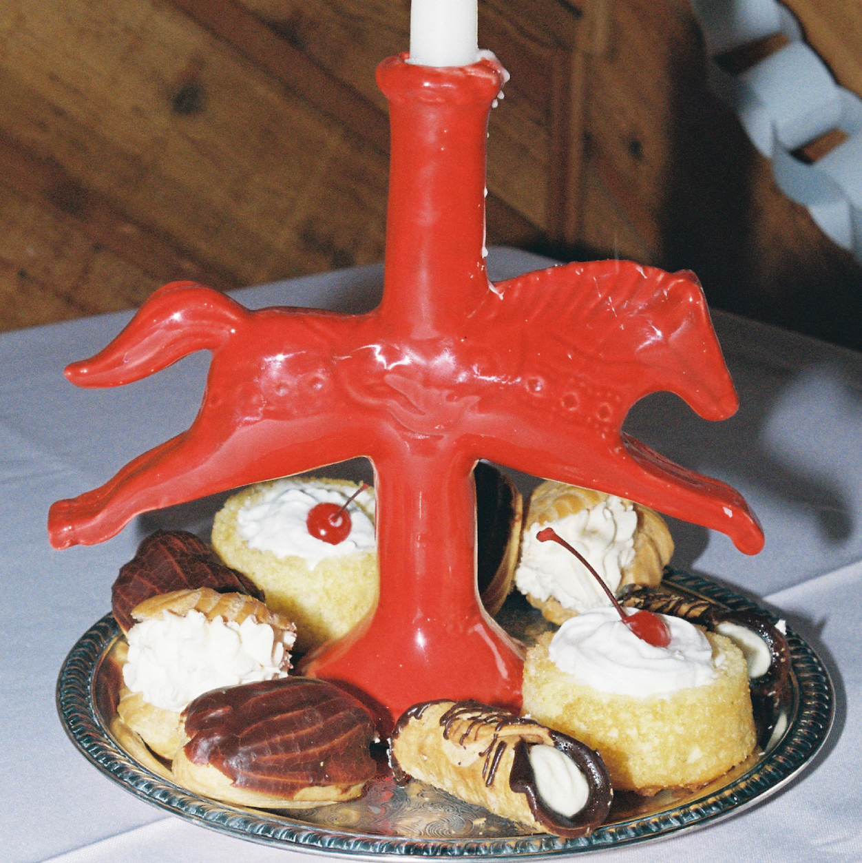 Dala Horse Candlestick Holder