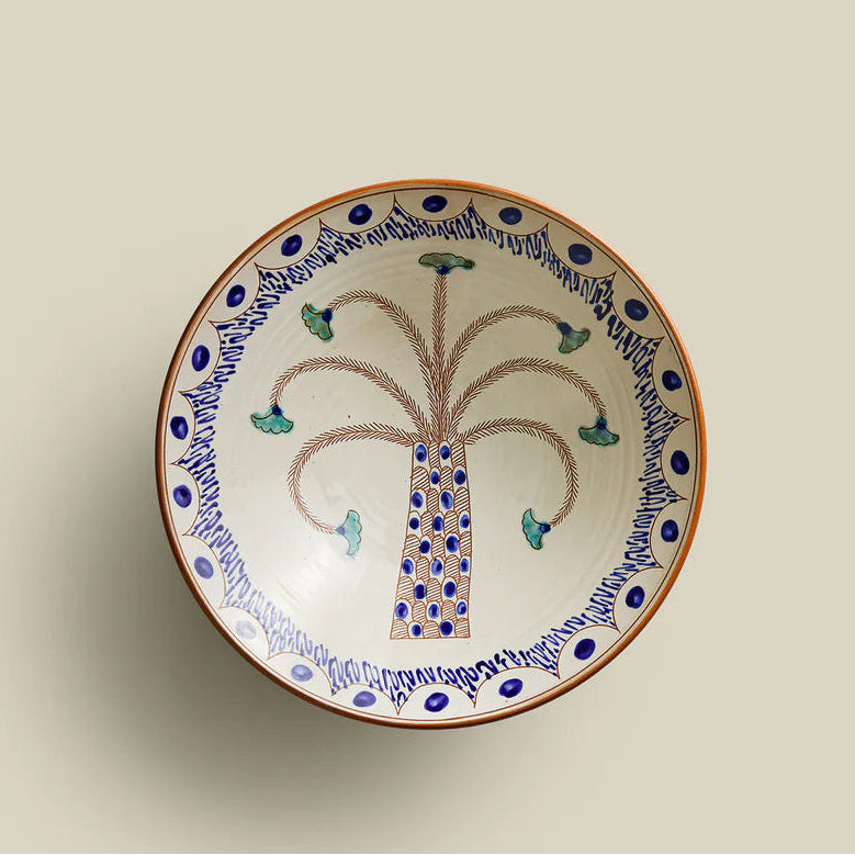 Dancing Palm Serving Bowl