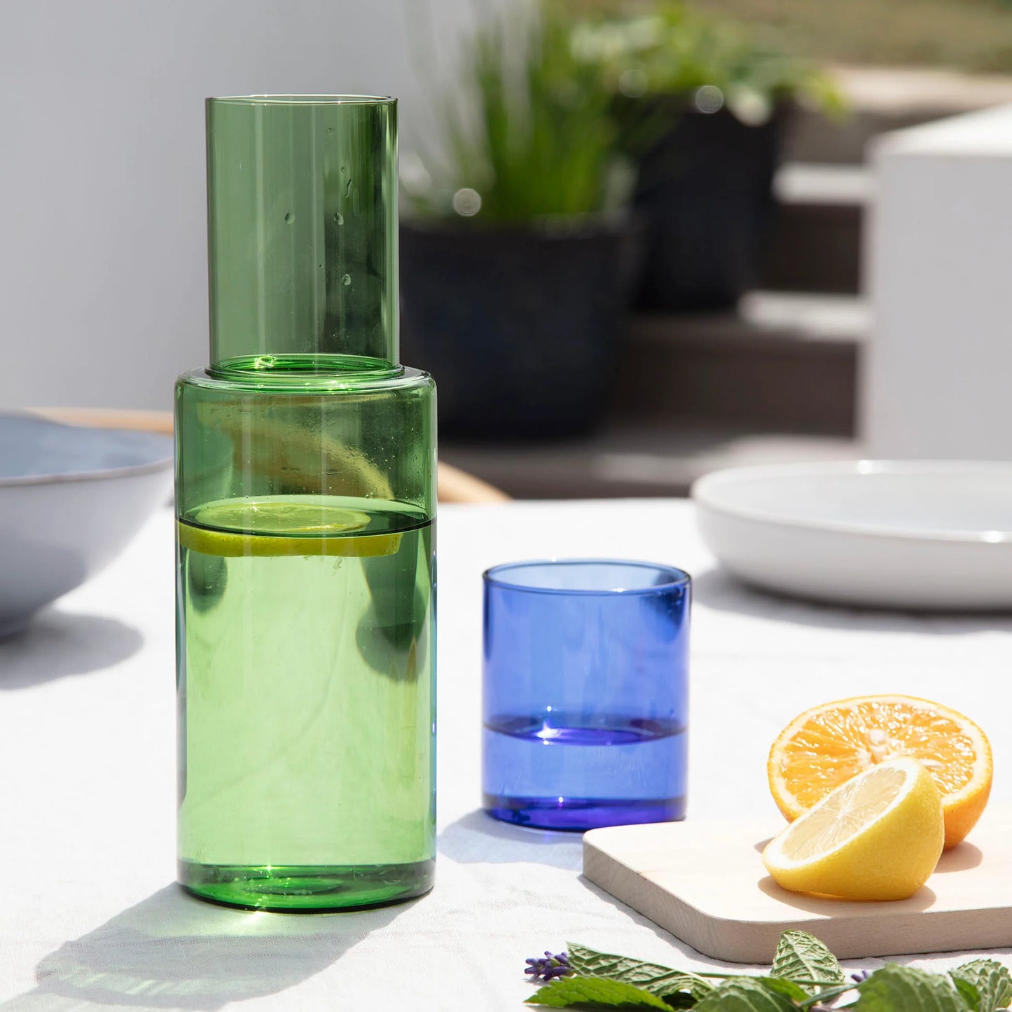 Duo Tone Glass Carafe