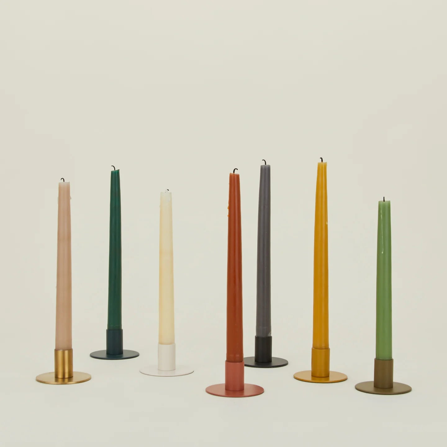 Set of 2 Iron Candleholder