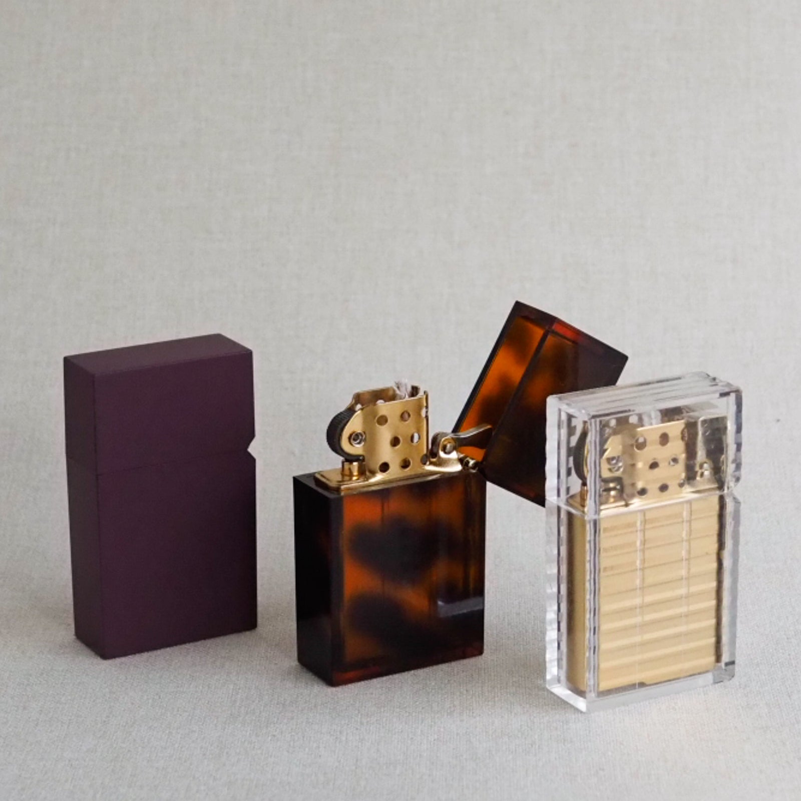 Tsubota Pearl Hard-edge Petrol Lighters