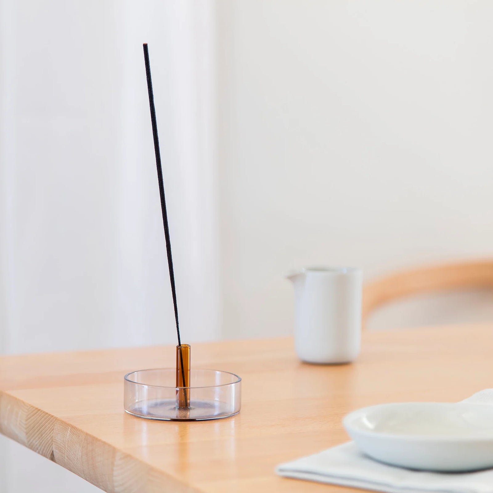 Duo Tone Glass Incense Holder