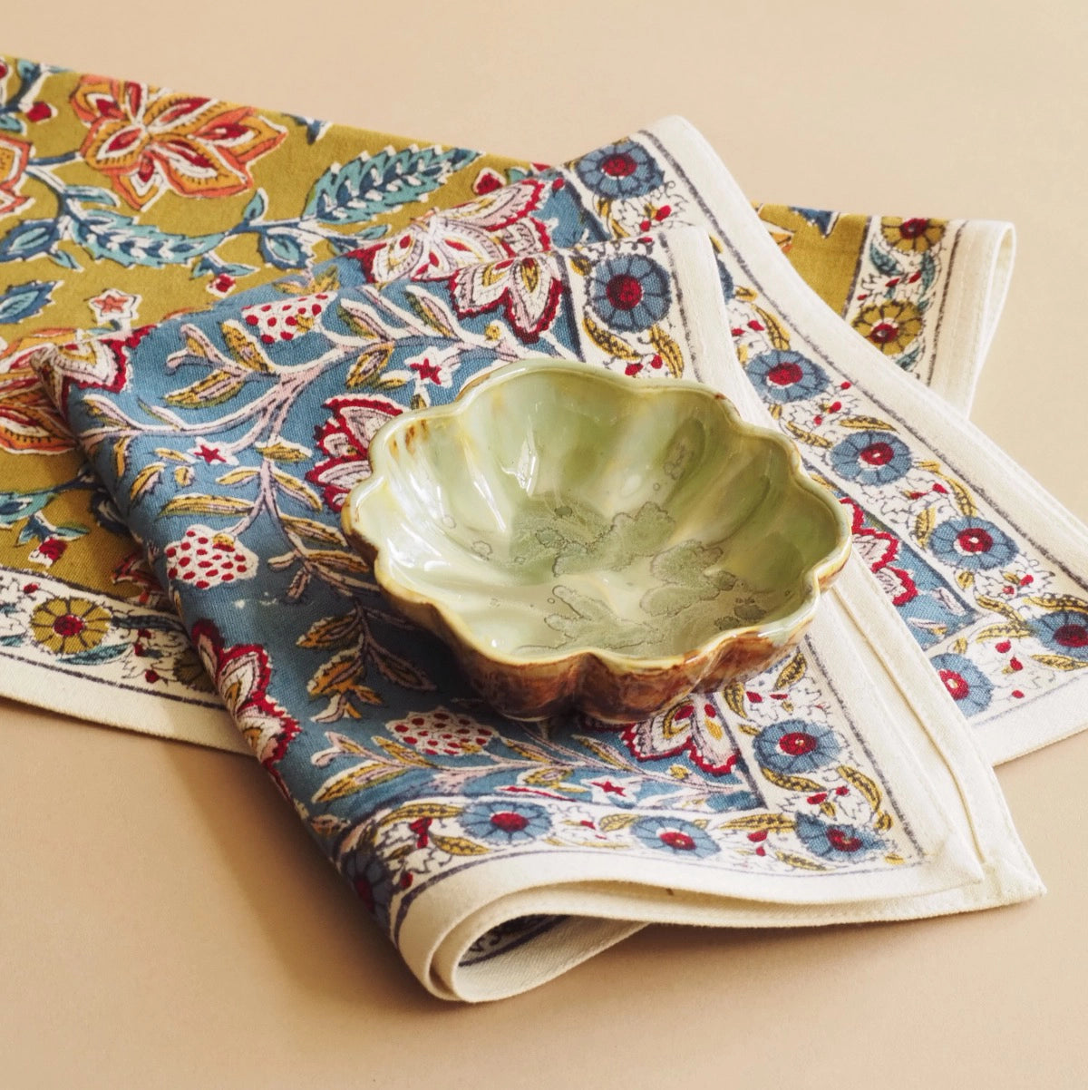 Jamini Louise Placemat in Pine Green