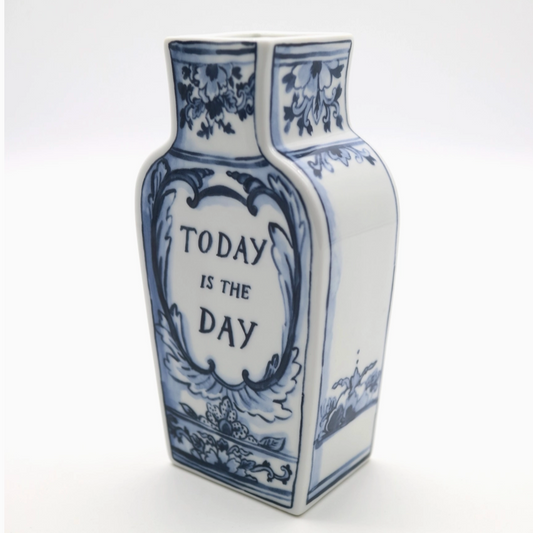 Well Versed - Small Vase "Today is the Day/All Good Things"