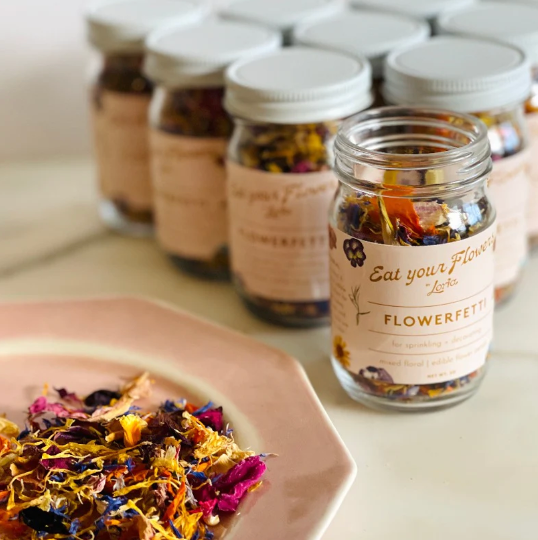 Edible Flowerfetti by Loria