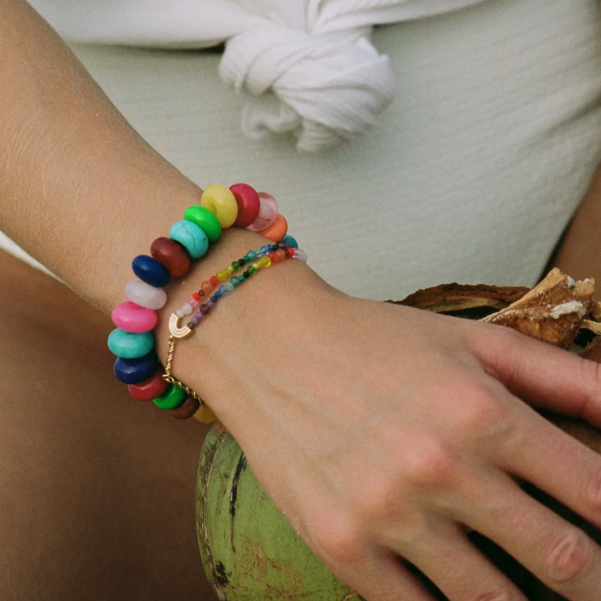 Anni Lu Double Rainbow Bracelet