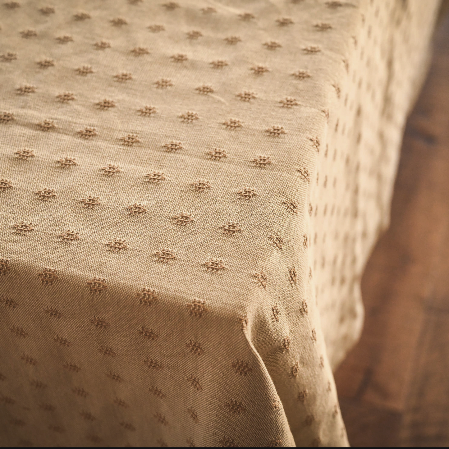 Umber Dobby Tablecloth