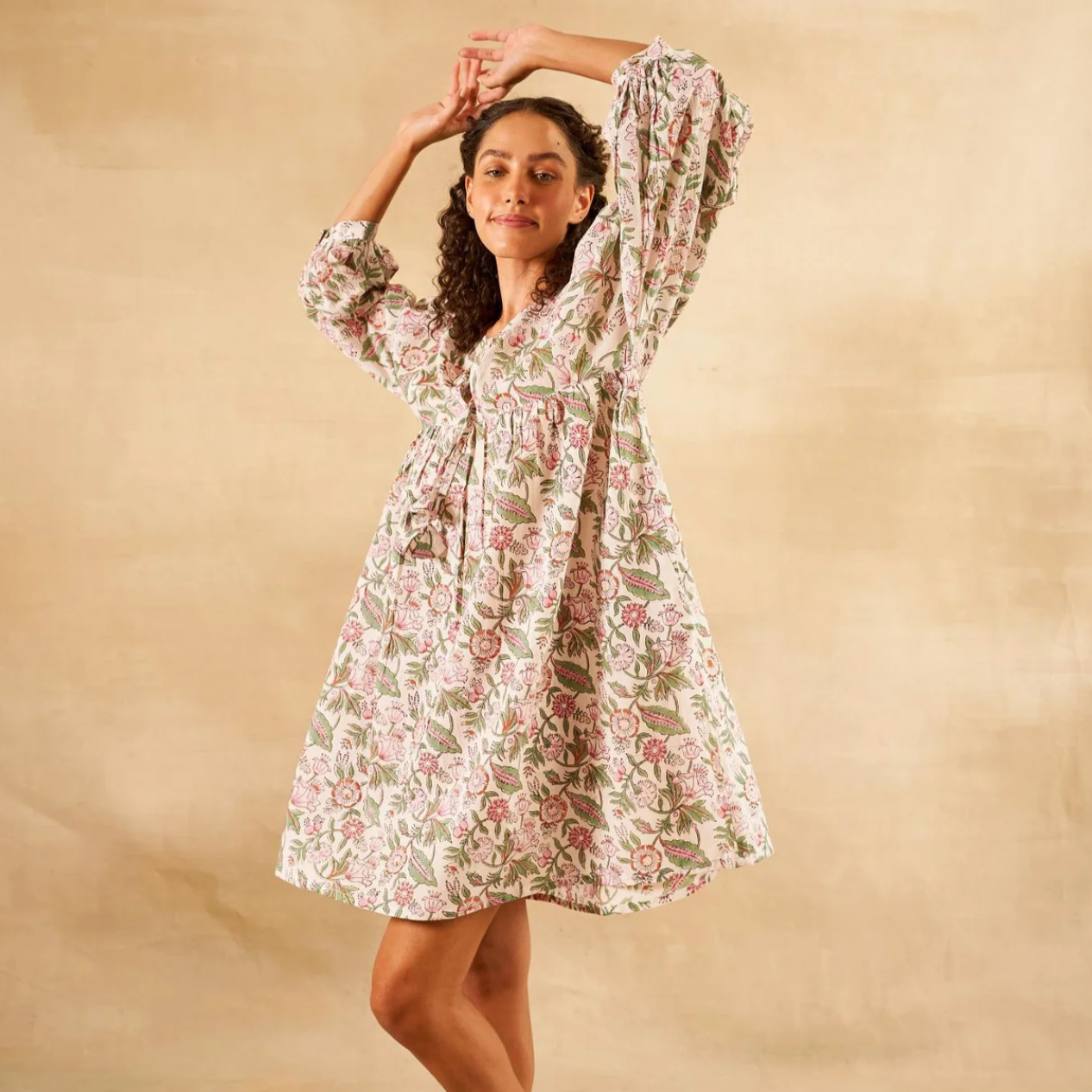 Pardesi Devi Midi Dress