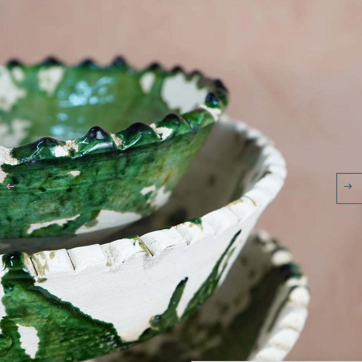Tamegroute Splatter Pedestal Bowl
