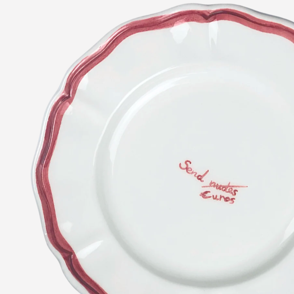 "Send N*des" Fil Rouge Plate