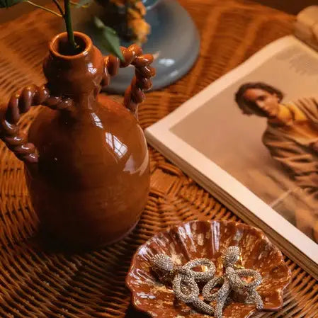 Braided Terracotta Vase