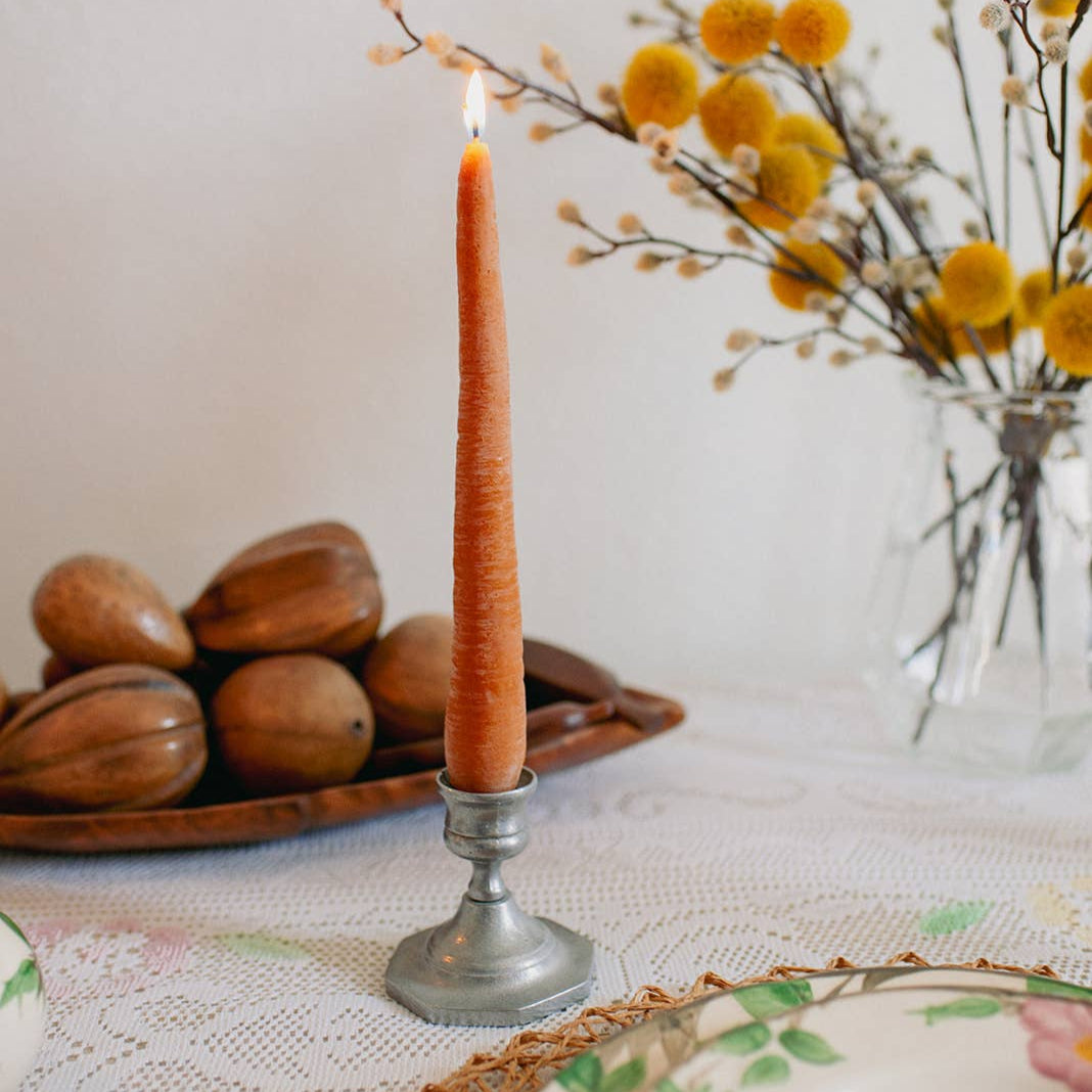 Carrot Taper Candles