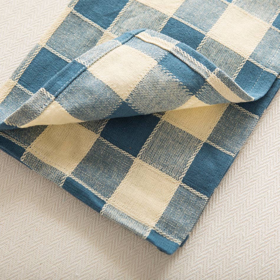 Ocean Checkered Napkin Set