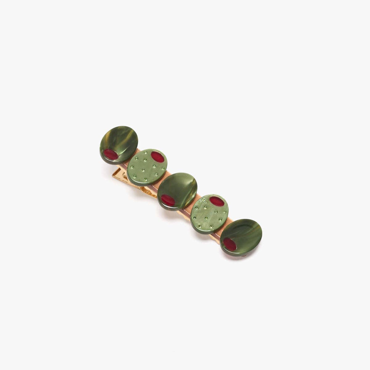Cocktail Olive Hair Clip
