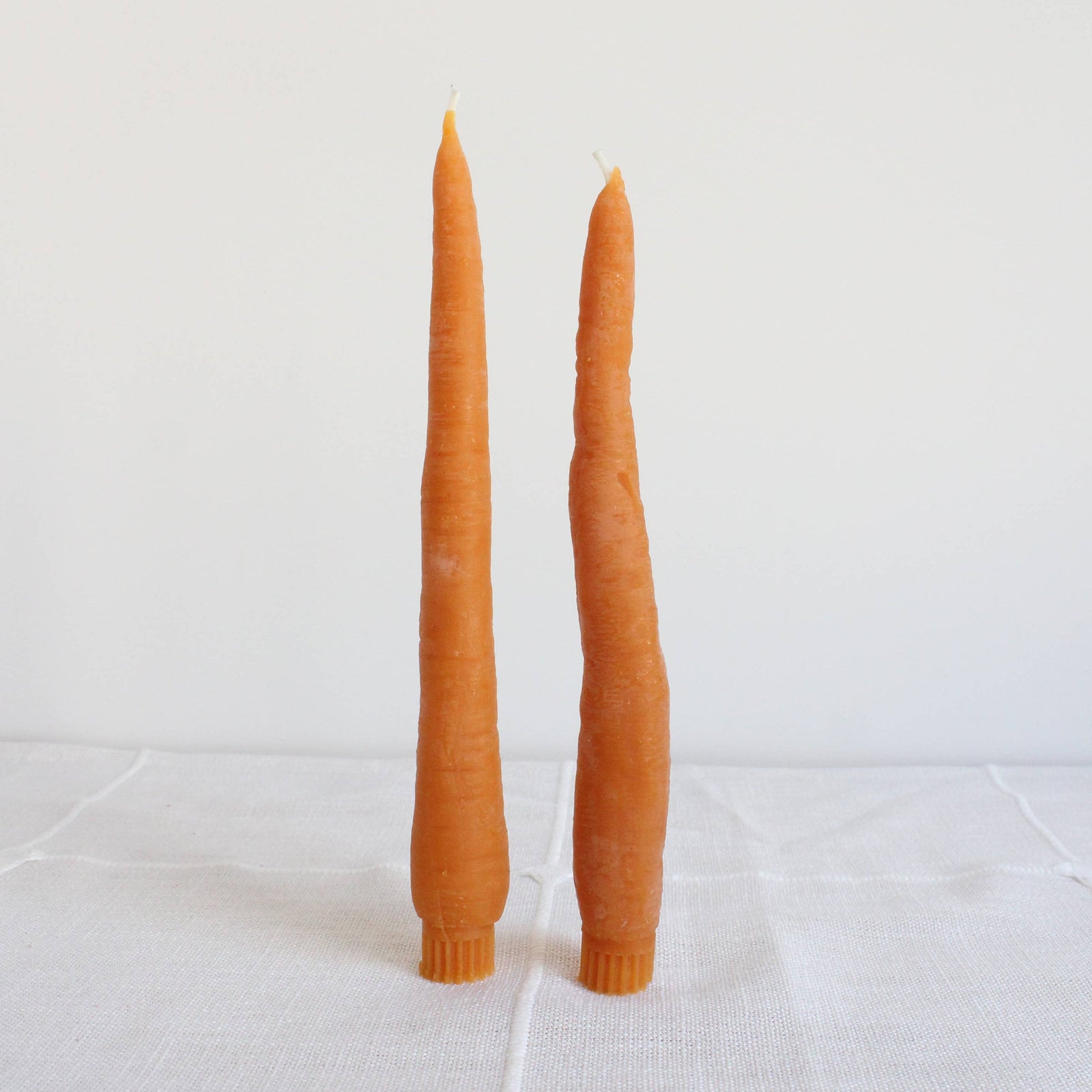 Carrot Taper Candles