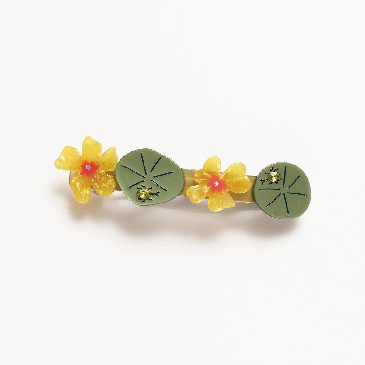 Nasturtium French Barrette