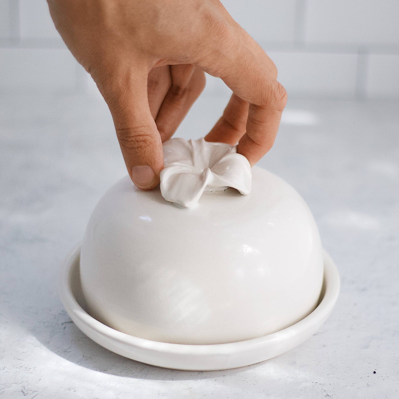 Blossom Butter Dish