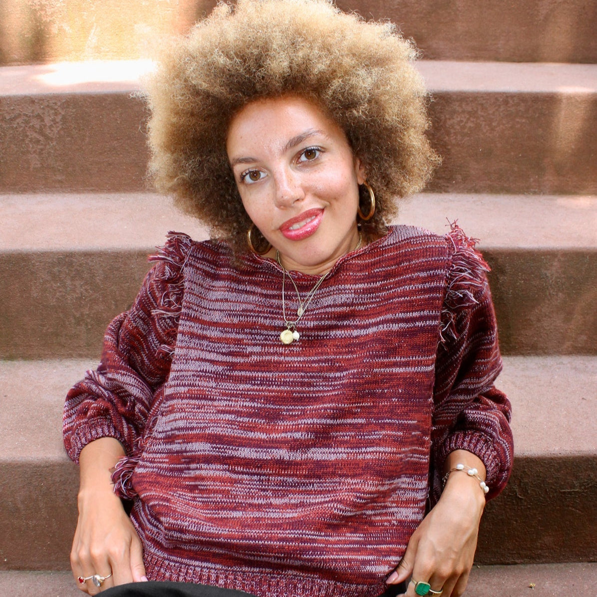 Reeve Sweater in Cedar Melange