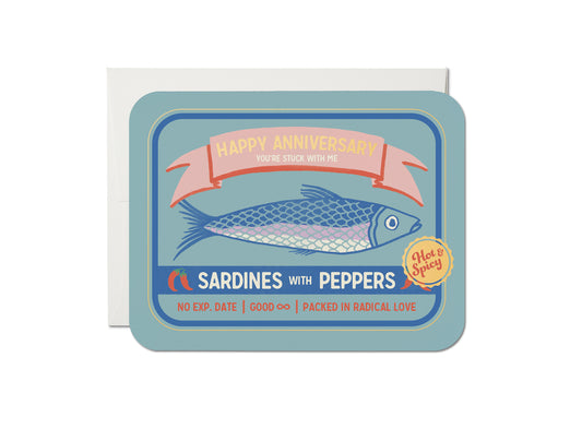 Sardines Anniversary Card