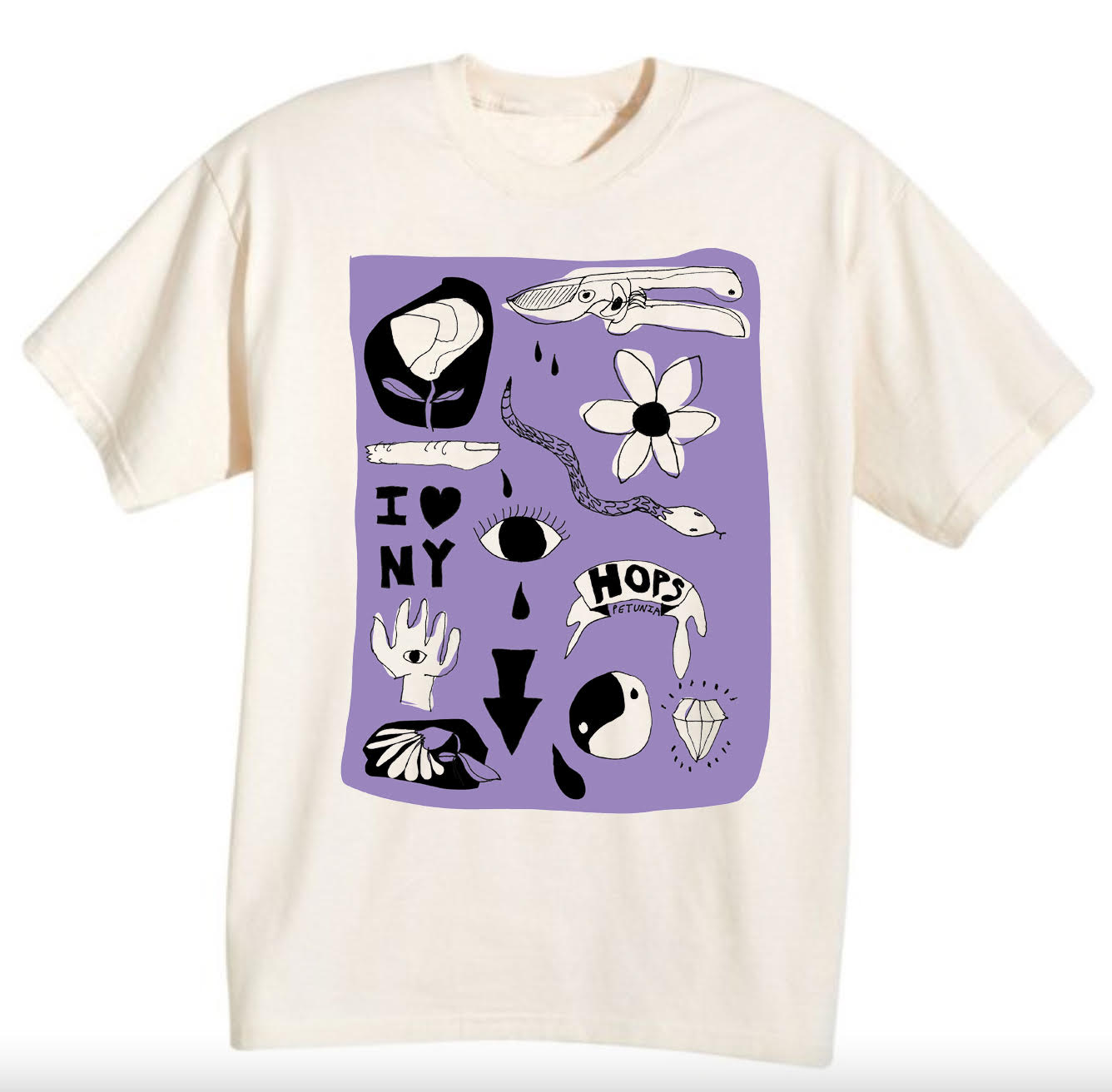 Hops Petunia Flash Sheet Tee!