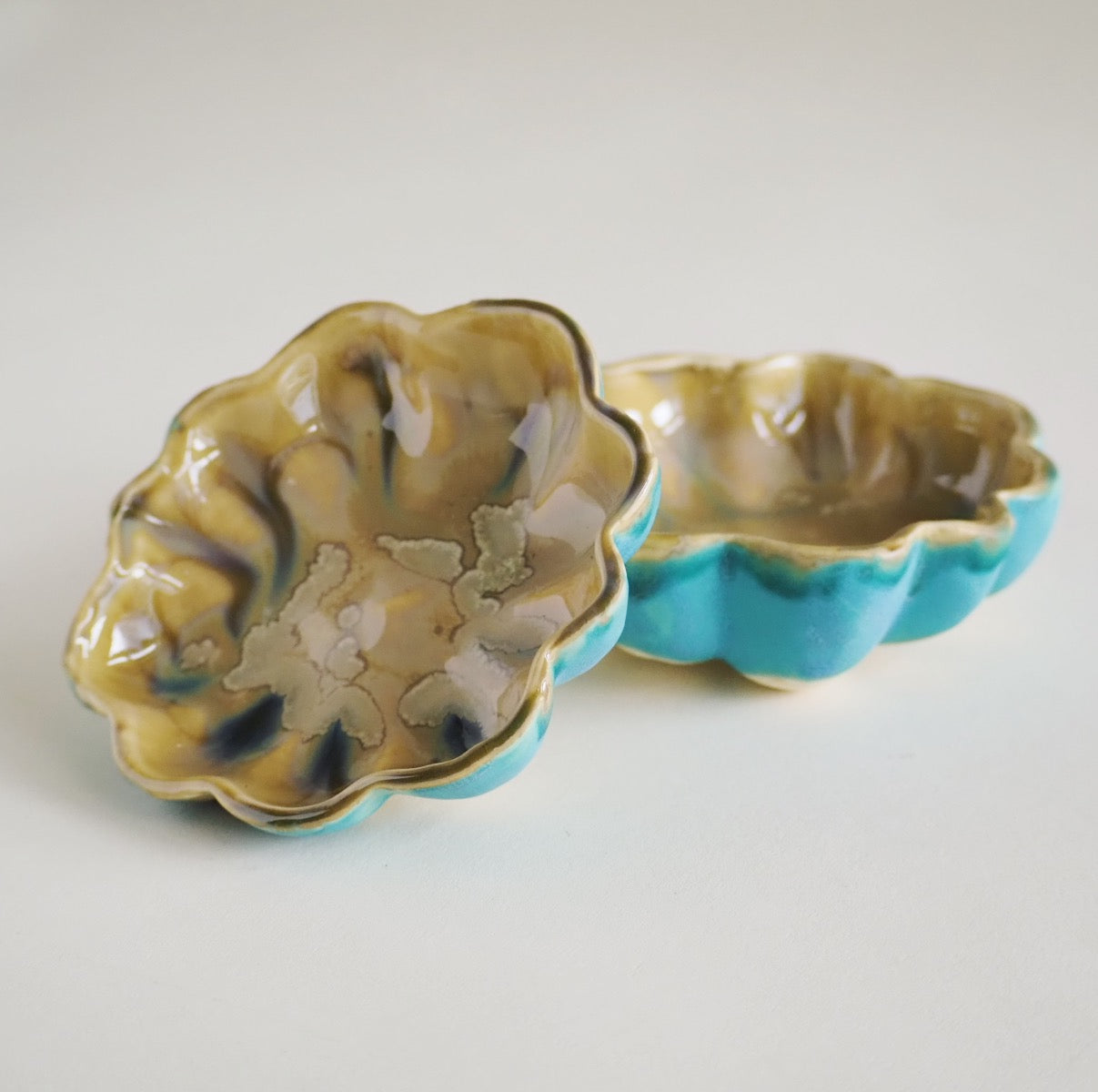 Rita Payne Ceramic Acorn Squash Dishes