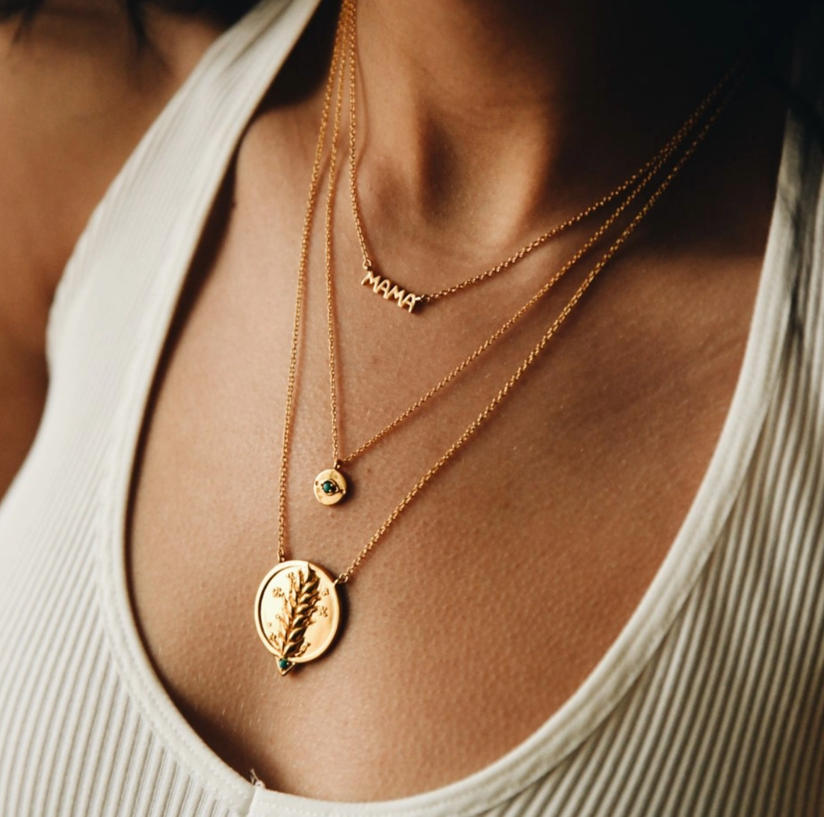 Sierra Winter Evil Eye Necklace