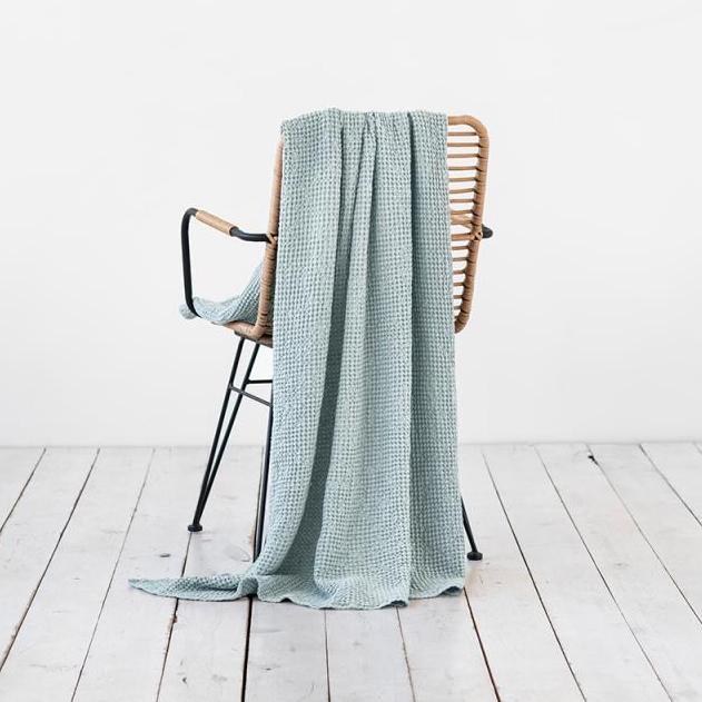 Magic Linen Waffle Throw