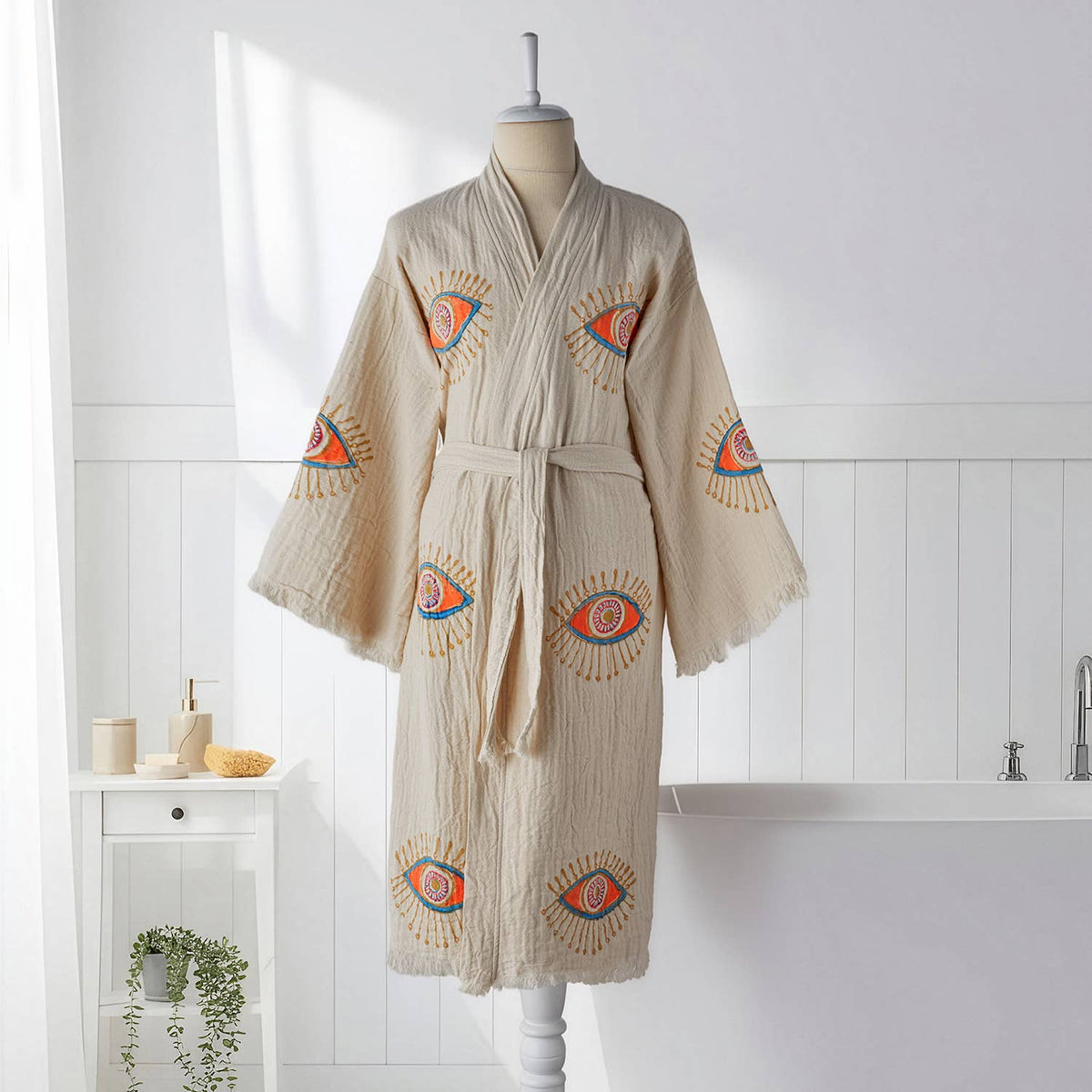 Block Printed Summer Robe