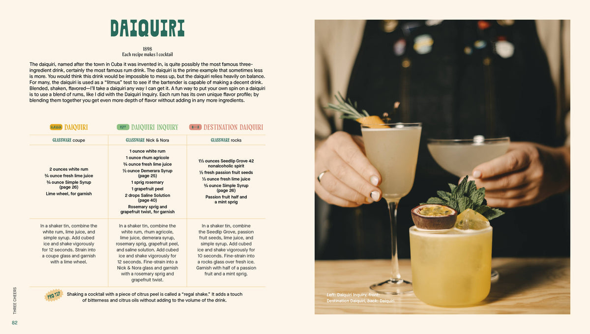 Three Cheers Cocktail Book