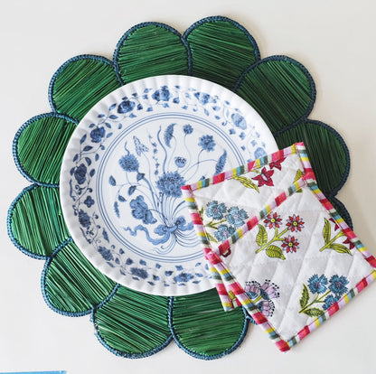 Botanical Melamine Plates