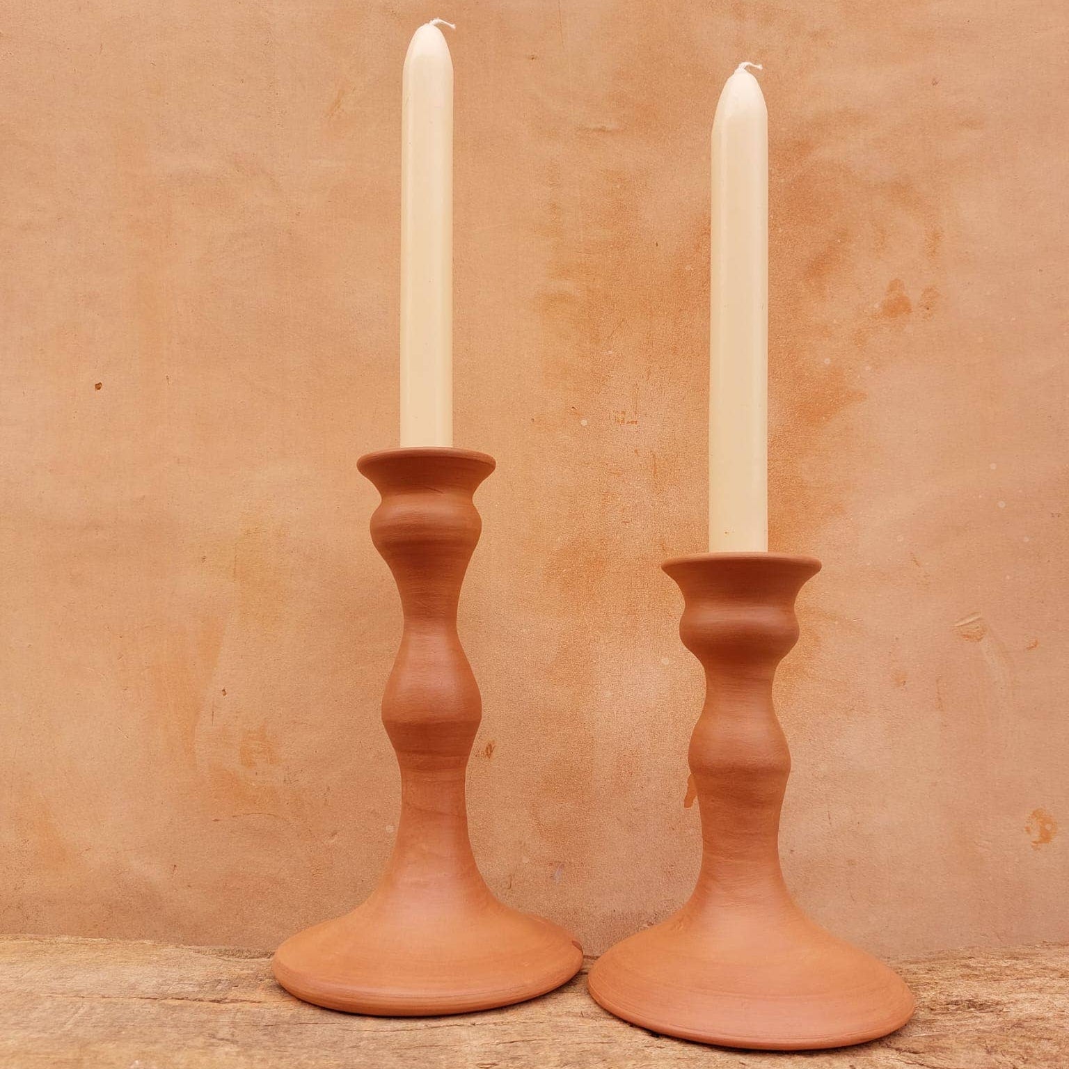 Terracotta Candle Holders