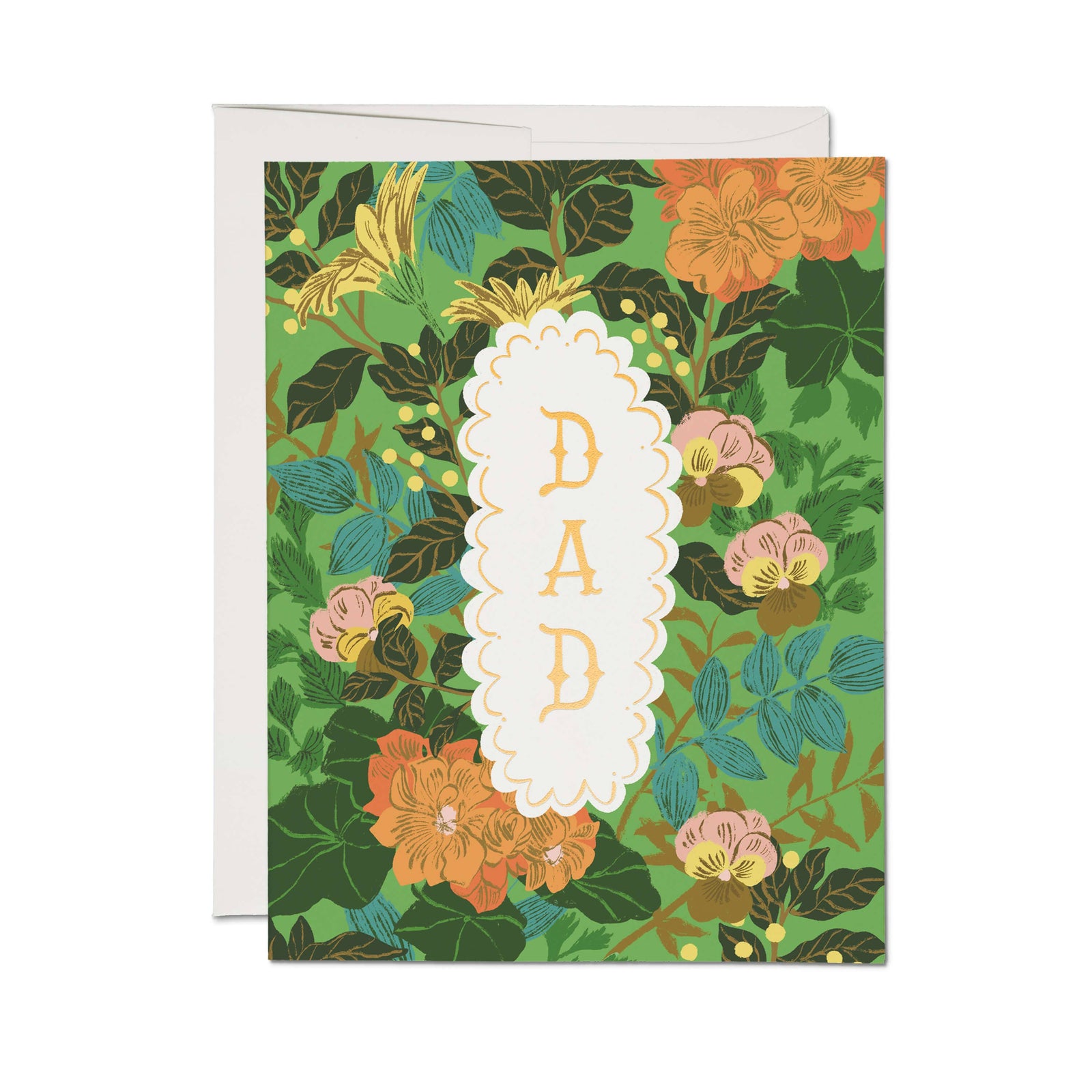Verdant Tribute Greeting Card