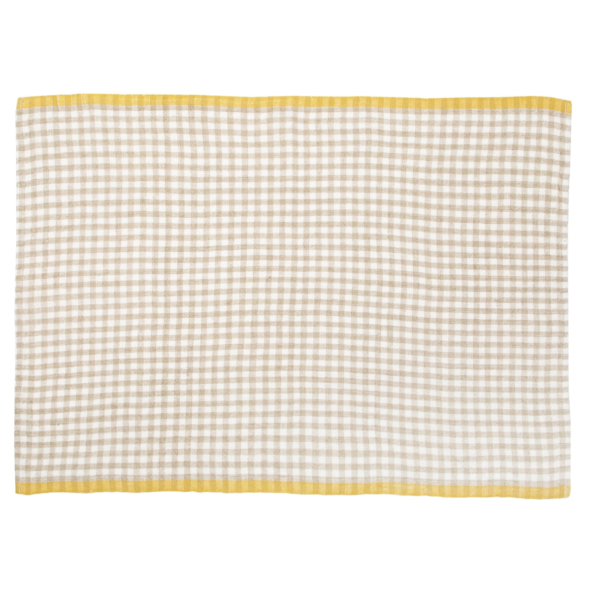 Two-Tone Gingham Kitchen Towel