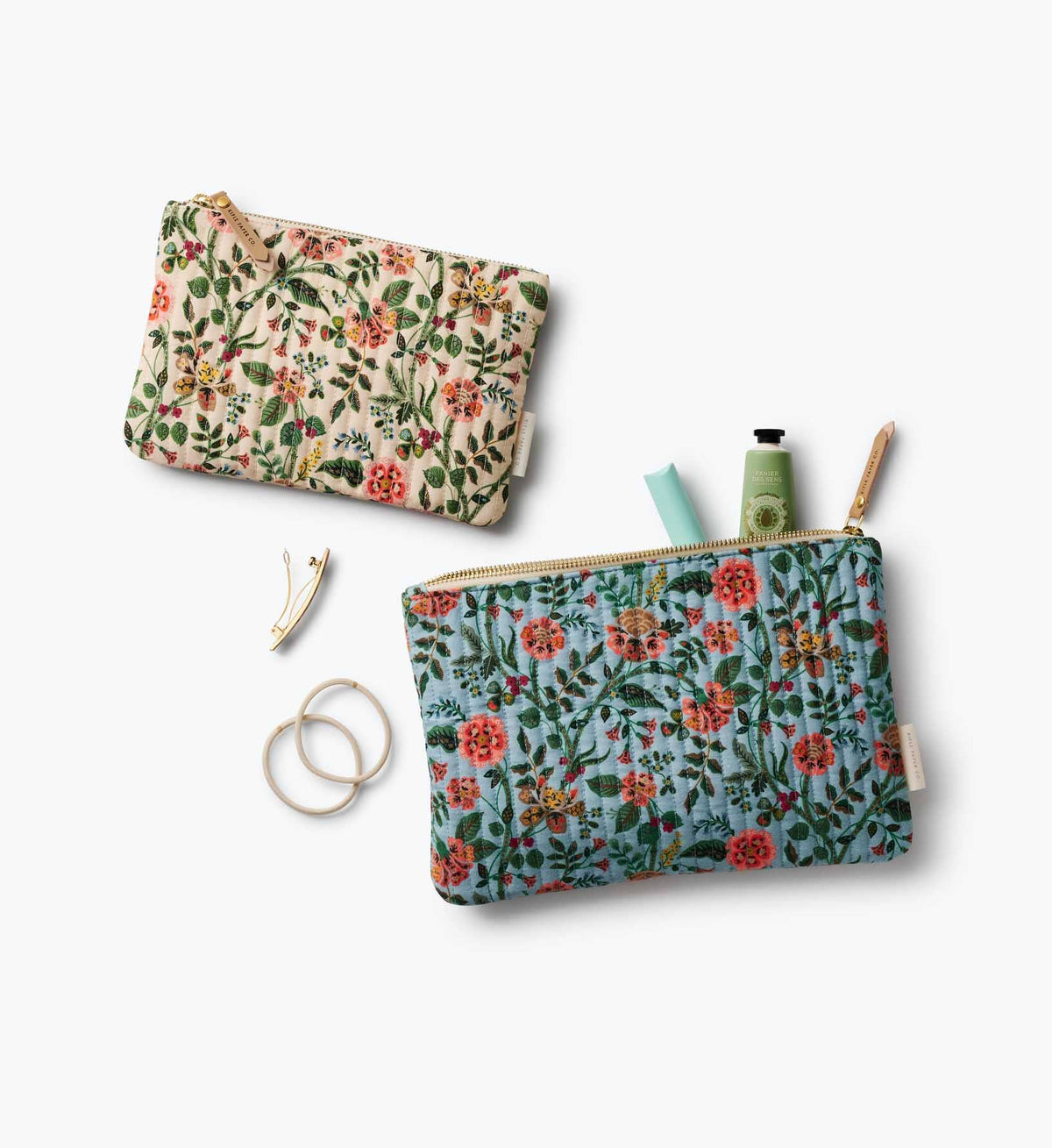 Gracie Quilted Pouch Set