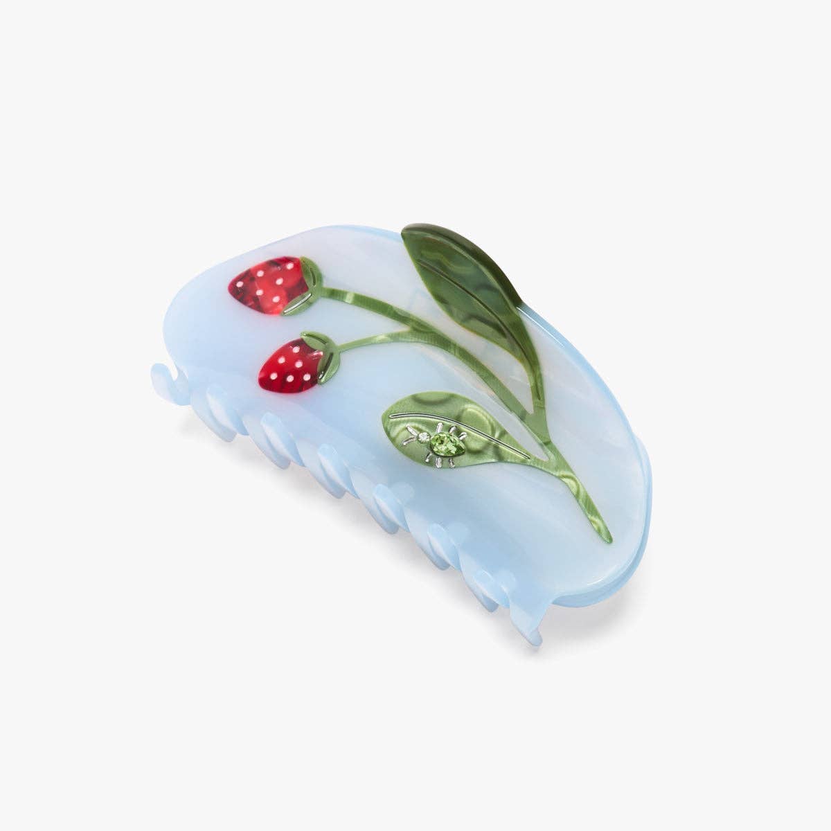 Forest Berry Jewel Hair Claw Clip