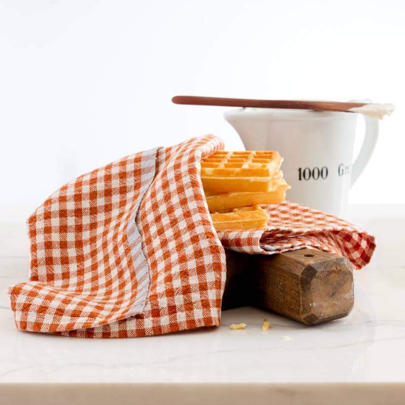 Two-Tone Gingham Kitchen Towel